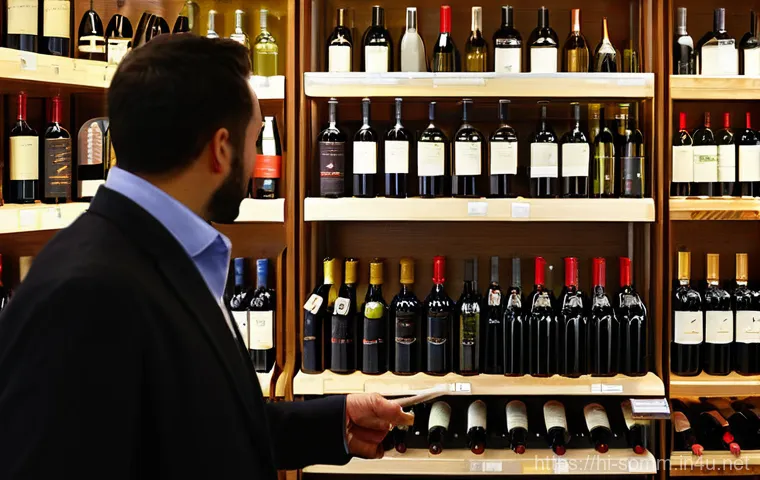 와인 구매 시 주의할 점 - **Prompt 1: Discovering Wine Preferences**
    "A sophisticated, warm-toned photograph of a person, ...