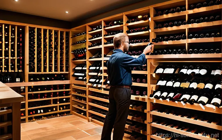 소믈리에가 추천하는 와인 앱 - **Prompt:** A diverse group of three friends (two women, one man, all young adults and fully clothed...