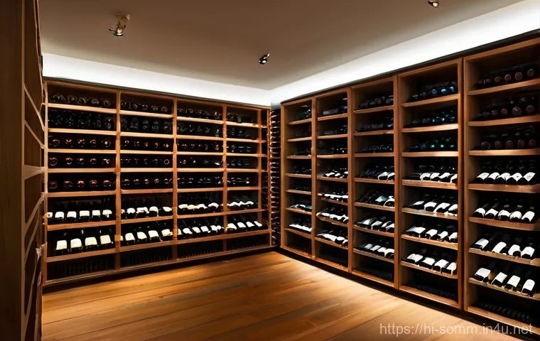 소믈리에가 추천하는 와인 셀러 브랜드 - Image Prompt 1: The Ideal Wine Preservation Environment**