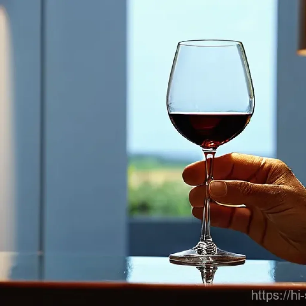 소믈리에가 설명하는 와인 색과 빛 - **Prompt 1: Observing the Age of Red Wine in Natural Light**
    "A sophisticated, tastefully dresse...