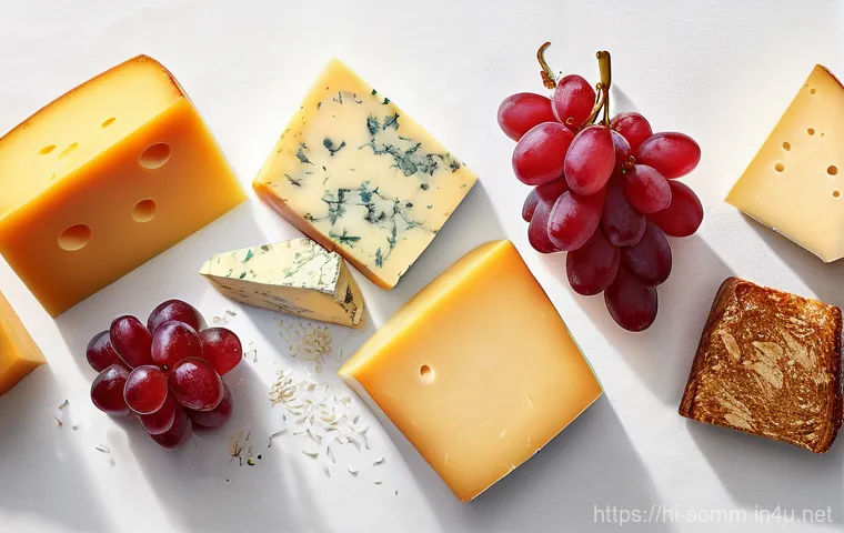 소믈리에가 알아야 할 치즈 매칭법 - **Prompt 2: "Regional Harmony on a Rustic Table"**
    "A visually stunning still life composition o...